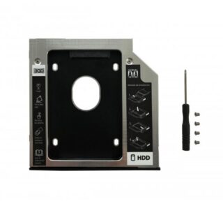 Adaptador DVD a Disco HD/SSD 3GO HDDCADDY127/ Incluye Destornillador y Tornillos