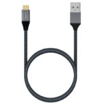 Cable USB 3.1 Tipo-C Aisens A107-0632/ USB Tipo-C Macho - USB Macho/ Hasta 27W/ 1250Mbps/ 1.5m/ Gris