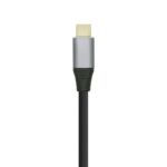 Cable Conversor Aisens A109-0393/ USB Tipo-C Macho - HDMI Macho/ Hasta 27W/ 1250Mbps/ 1.8m/ Negro