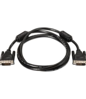 Cable DVI Aisens A117-0089/ DVI-D Macho - DVI-D Macho/ Hasta 3W/ 10Mbps/ 1.8m/ Negro