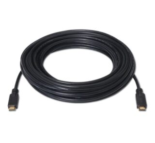 Cable HDMI 1.4 Aisens A119-0104/ HDMI Macho - HDMI Macho/ Hasta 10W/ 720Mbps/ 20m/ Negro