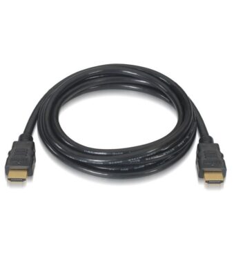 Cable HDMI 2.0 4K Aisens A120-0119/ HDMI Macho - HDMI Macho/ Hasta 10W/ 2250Mbps/ 1m/ Certificado/ Negro