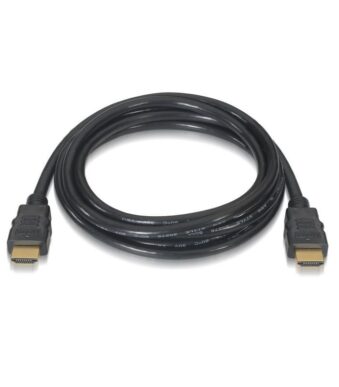 Cable HDMI 2.0 4K Aisens A120-0120/ HDMI Macho - HDMI Macho/ Hasta 10W/ 2250Mbps/ 1.5m/ Certificado/ Negro
