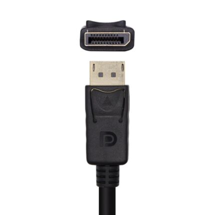 Cable Conversor Aisens A125-0459/ DisplayPort Macho - HDMI Macho/ Hasta 5W/ 2300Mbps /1m/ Negro