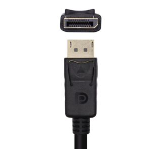 Cable Conversor Aisens A125-0460/ Displayport Macho - HDMI Macho/ Hasta 5W/ 2300Mbps/ 3m/ Negro