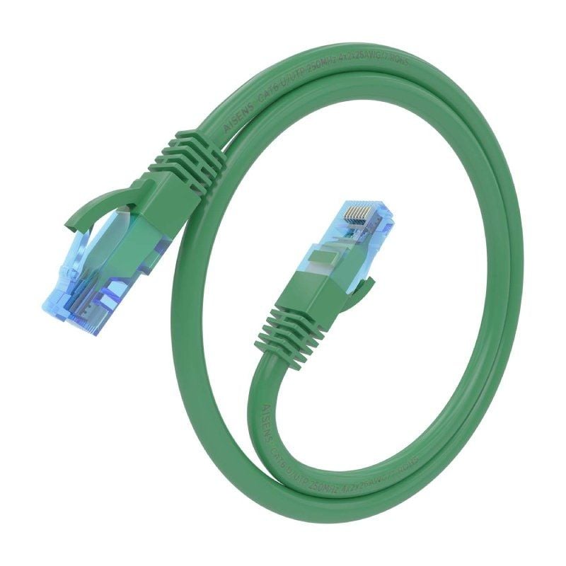 Cable de Red RJ45 AWG26 CCA UTP Aisens A135-0809 Cat.6/ 1m/ Verde
