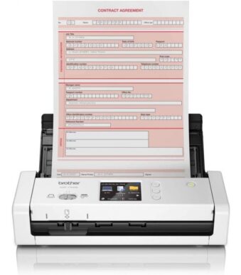 Escáner Documental Brother ADS-1700W con Alimentador de Documentos ADF/ Doble cara