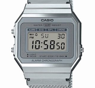 Reloj Digital Casio Vintage Iconic A700WEM-7AEF/ 37mm/ Plata