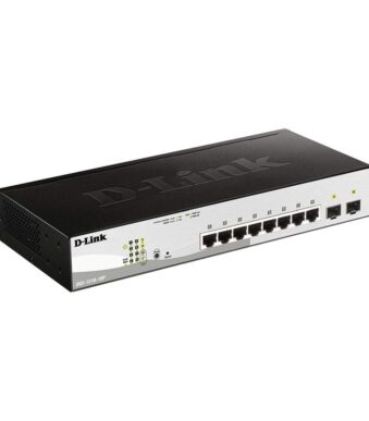 Switch D-Link DGS-1210-10P 10 Puertos/ RJ-45 Gigabit 10/100/1000 PoE/ SFP