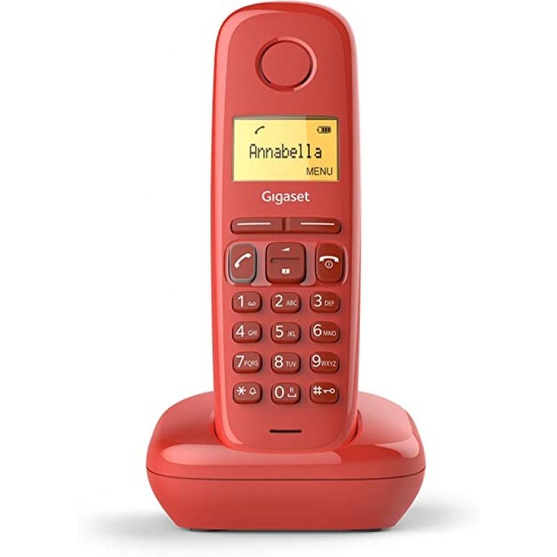 Teléfono Inalámbrico Gigaset A170/ Rojo
