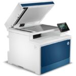 Multifunción Láser Color HP LaserJet Pro 4302dw/ WiFi/ Dúplex/ ADF/ Blanca y Azul