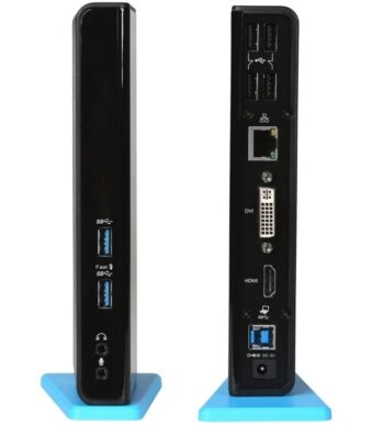 Docking USB 3.0 I-Tec U3HDMIDVIDOCK/ 6xUSB/ 1xUSB Tipo-B/ 1xRJ45/ 1xHDMI/ 1xDVI/ 2xAudio