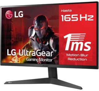 Monitor Gaming LG UltraGear 24GQ50F-B 23.8"/ Full HD/ 1ms/ 165Hz/ VA/ Negro