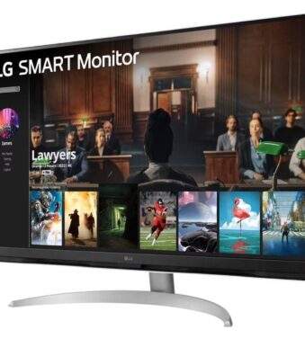 Smart Monitor LG 32SQ700S-W 31.5"/ 4K/ Smart TV/ Multimedia/ Plata y Blanco