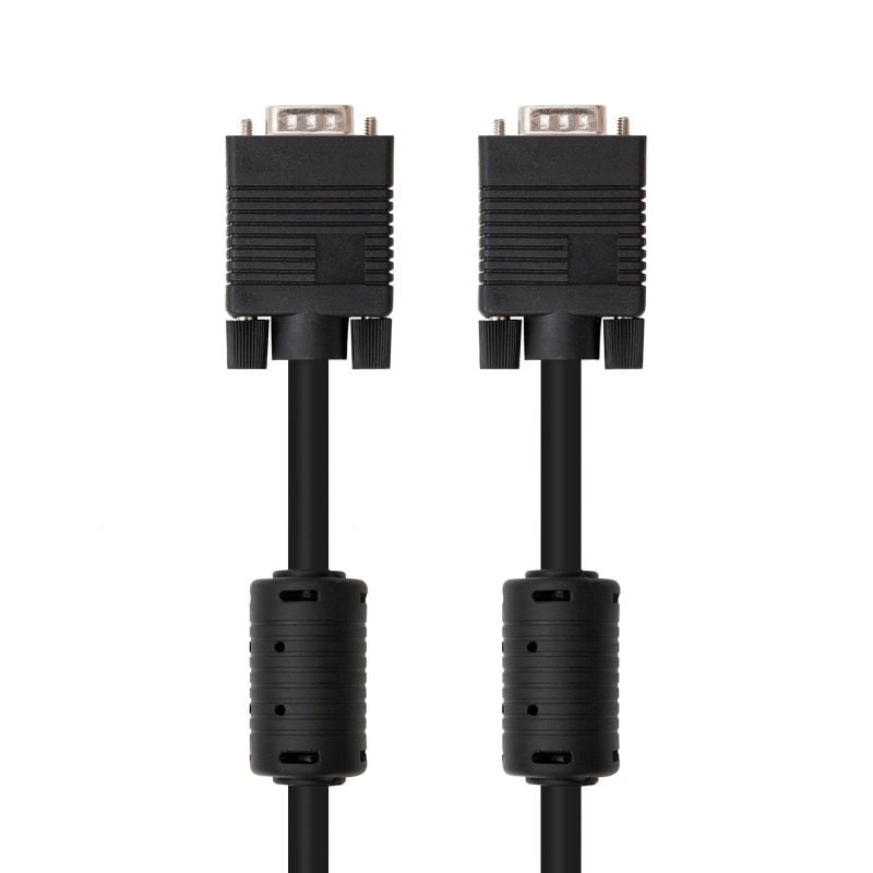 Cable SVGA Nanocable 10.15.0115/ VGA Macho - VGA Macho/ 15m/ Negro