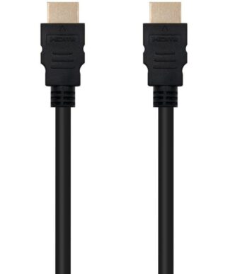 Cable HDMI 2.0 4K Nanocable 10.15.3810/ HDMI Macho - HDMI Macho/ 10m/ Negro