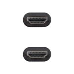 Cable HDMI 2.0 4K CCS Nanocable 10.15.3905/ HDMI Macho - HDMI Macho/ 5m/ Negro
