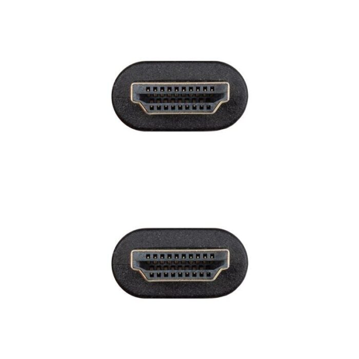 Cable HDMI 2.0 4K CCS Nanocable 10.15.3905/ HDMI Macho - HDMI Macho/ 5m/ Negro