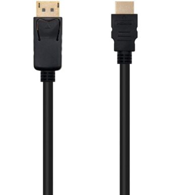 Cable Displayport Nanocable 10.15.4305/ Displayport Macho - HDMI Macho/ 5m/ Negro