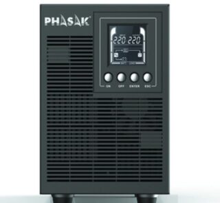 SAI Online Phasak 2000 VA Online LCD/ 2000VA-1800W/ 4 Salidas/ Formato Torre