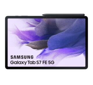 Tablet Samsung Galaxy Tab S7 FE 12.4"/ 6GB/ 128GB/ Octacore/ 5G/ Negra
