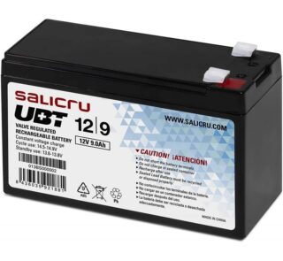 Batería Salicru UBT 12/9 compatible con SAI Salicru según especificaciones