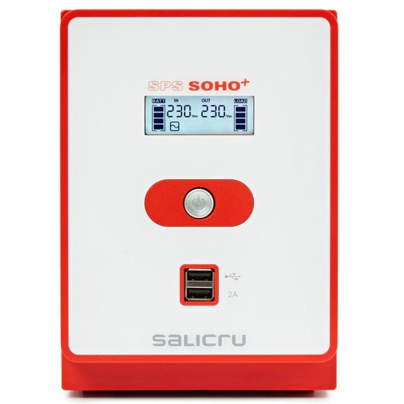 SAI Línea Interactiva Salicru SPS 1600 SOHO+/ 1600VA-960W/ 4 Salidas/ Formato Torre