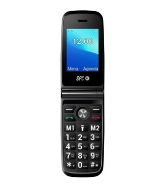 Teléfono Móvil SPC Titan para Personas Mayores/ Negro