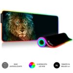Alfombrilla Subblim SUBMP-02RGB10 LED RGB Lion XL/ 800 x 300 x 4 mm
