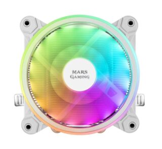 Ventilador con Disipador Mars Gaming MCPU220/ 12cm/ Blanco