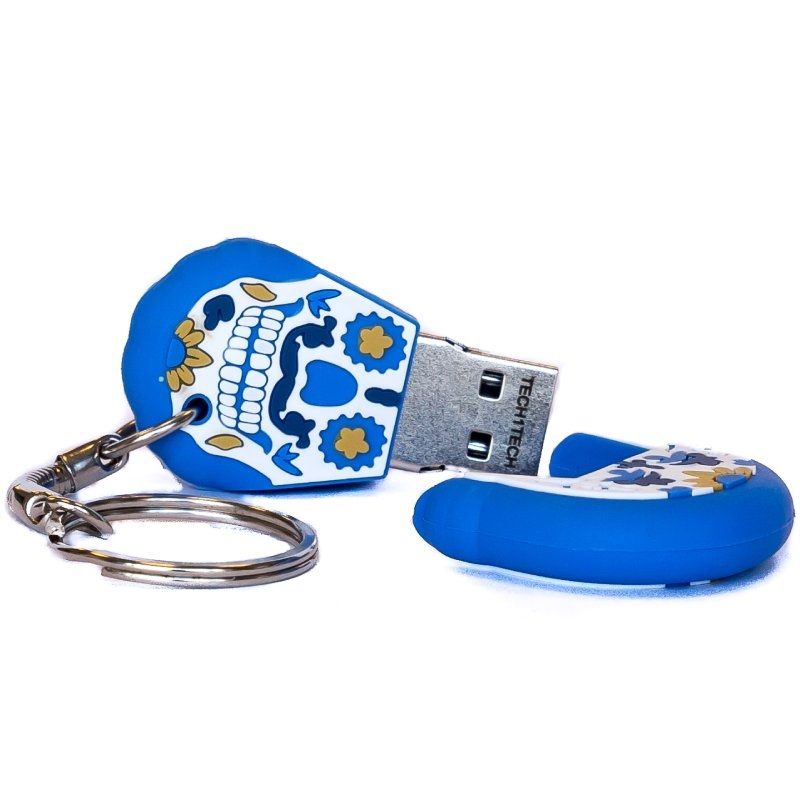 Pendrive 32GB Tech One Tech Calavera Blue Monday USB 2.0