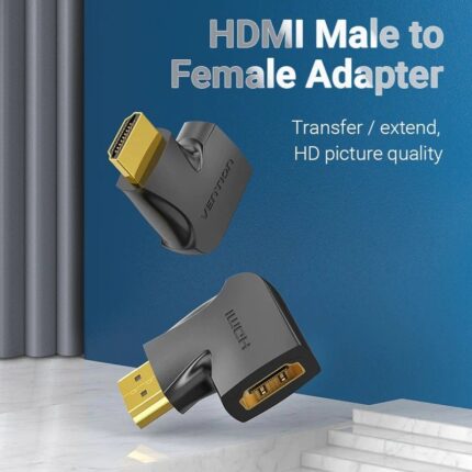 Adaptador HDMI 4K 270º Vention AIQB0/ HDMI Macho - HDMI Hembra