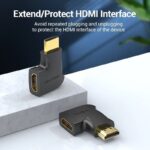 Adaptador HDMI 4K 270º Vention AIQB0/ HDMI Macho - HDMI Hembra