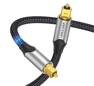 Cable de Audio de Fibra óptica Vention BAVHF/ 1m/ Gris