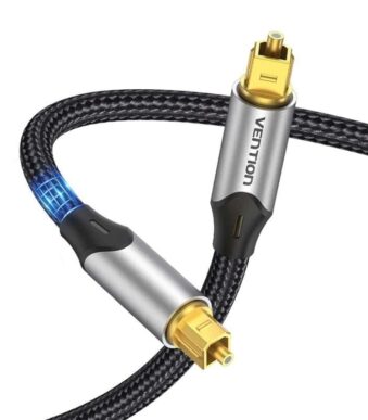 Cable de Audio de Fibra óptica Vention BAVHI/ 3m/ Gris