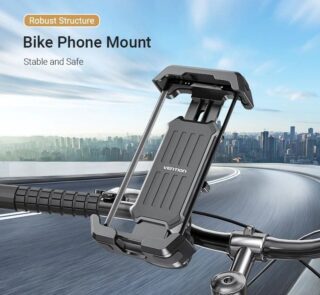 Soporte de Smartphone para Bici Vention KSFB0/ Negro