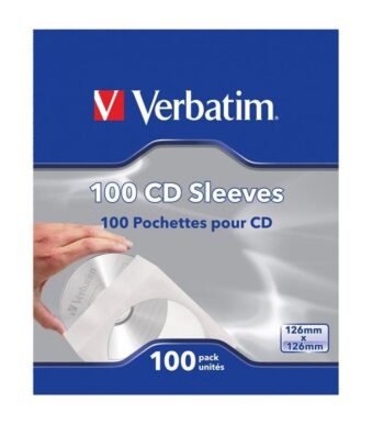 Fundas CD-R Verbatim Sleeves/ Caja-100uds