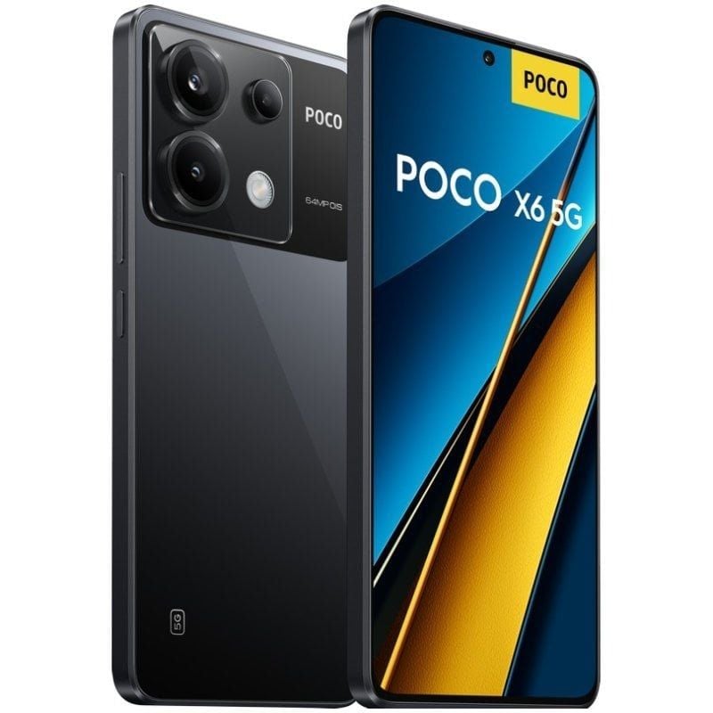 Smartphone Xiaomi POCO X6 12GB/ 256GB/ 6.67"/ 5G/ Negro