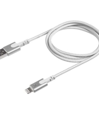 Cable USB 2.0 Lightning Xtorm CX2010/ USB Macho - Lightning Macho/ Hasta 12W/ 480Mbps/ 1m/ Blanco