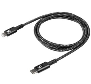 Cable USB Tipo-C Lightning Xtorm CX2041/ USB Tipo-C Macho - Lightning Macho/ Hasta 60W/ 480Mbps/ 3m/ Negro