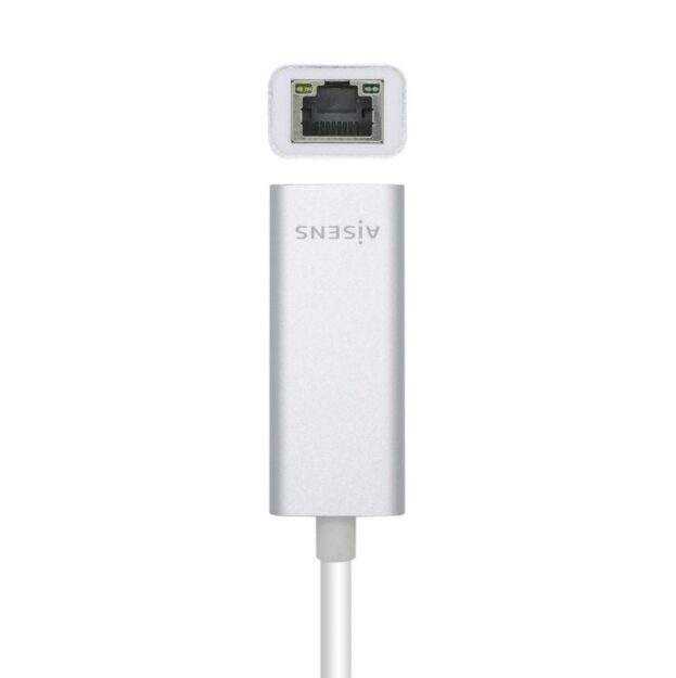 Adaptador USB 3.1 Tipo-C Aisens A109-0505/ USB Tipo-C - RJ45 Hembra