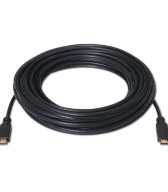 Cable HDMI 2.0 4K Aisens A120-0373/ HDMI Macho - HDMI Macho/ Hasta 10W/ 2250Mbps/ 15m/ Negro