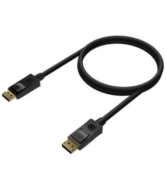 Cable DisplayPort 1.2 4K Aisens A124-0549/ DisplayPort Macho - DisplayPort Macho/ Hasta 5W/ 2300Mbps/ 1.5m/ Negro