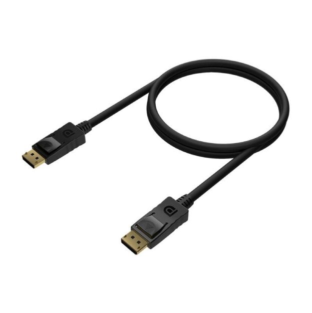 Cable DisplayPort 1.2 4K Aisens A124-0549/ DisplayPort Macho - DisplayPort Macho/ Hasta 5W/ 2300Mbps/ 1.5m/ Negro
