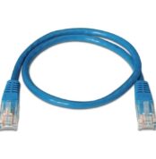 Cable de Red RJ45 UTP Aisens A133-0190 Cat.5e/ 50cm/ Azul