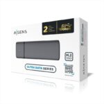 Caja Externa para Disco SSD M.2 SATA/NVMe Aisens ASM2-002G/ USB 3.1/ Sin tornillos