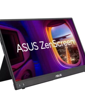 Monitor Portátil Asus ZenScreen MB16AHV 15.6"/ Full HD/ Negro