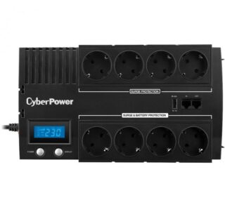 SAI Línea Interactiva Cyberpower BR1000ELCD/ 1000VA-600W/ 8 Salidas/ Formato Bloque