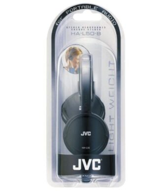 Auriculares JVC HA-L50/ Jack 3.5/ Negros