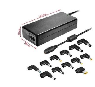 Cargador de Portátil Leotec Home/ 90W/ Automático/ 12 Conectores/ Voltaje 15-20V